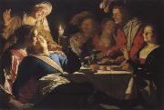 Gerrit van Honthorst Frobliche company china oil painting artist